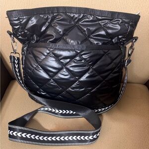 Black Quilted Women's Bag